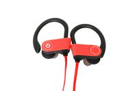 Toysdone Wireless Headphones Stereo Earbuds Wireless Sport Earphones for Running with Mic (6 Hours Play Time, IPX4 Sweatproof, Secure Ear Hooks Design) (X20 Red)