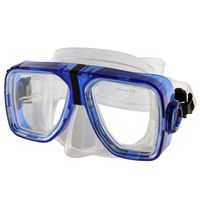 Nearsighted Scuba Dive Snorkeling Mask Prescription Lenses, Blue, -10.0