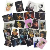 25pcs Music Rapper Stickers, Laptop Punk Rock and Roll Vinyl Decal for Guitar Bass Phone Computer Travel Case Piano Water Bottle Notebook Skateboard