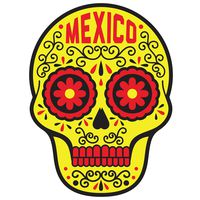 Vagabond Heart Mexico Weatherproof Vinyl Sticker