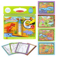Wumedy Baby Drawing Reusable Graffiti Colorful Water Painting Book With Paintbrush Shoulder Bags