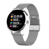 Business Smart Watch for Women Men Calorie Pedometer Heart Rate Monitor Blood Pressure Fitness Tracker Wristband Bluetooth Waterproof Sport Bracelet Message Call Female Physiological Cycle Reminder