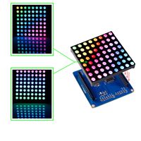 SunFounder Full Color RGB LED Matrix Driver Shield + RGB Matrix Screen for Arduino