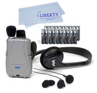 ELITE PACKAGE: PockeTalker Ultra w/ Headphone & FREE Dual Earbuds & FREE Year Supply of Batteries