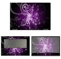 decalrus - Protective Decal Floral Skin Sticker for Lenovo Yoga 730-15 (15.6" Screen) case Cover wrap LEyoga730_15-15