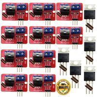 IRF520 MOSFET Driver Module for Arduino Raspberry Pi & IRF520N PBF 9.7A 100V N-Channel MOSFET TO220 Transistor, Ltvystore