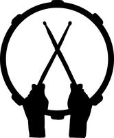 hBARSCI Snare Drum Vinyl Decal - 5 Inches - for Cars, Trucks, Windows, Laptops, Tablets, Outdoor-Grade 2.5mil Thick Vinyl - Black