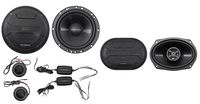 Hifonics ZS65C 6.5" 800w Component Car Speakers+(2) 6x9 800w Coaxial Speakers