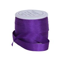 Threadart 100% Pure Silk Ribbon - 7mm Purple - No. 703-3 Sizes - 50 Colors