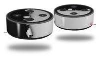 Skin Wrap Decal Set 2 Pack for Amazon Echo Dot 2 - Ripped Colors Black Gray (2nd Generation ONLY - Echo NOT Included)