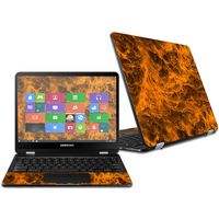 MightySkins Skin Compatible with Samsung Chromebook Pro 12.3" - Burning Up | Protective, Durable, and Unique Vinyl Decal wrap Cover | Easy to Apply, Remove, and Change Styles | Made in The USA