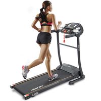 Merax Folding Electric Treadmill Motorized Running Machine Easy Assembly Electric Treadmills for Home, 12 Programs with Transporation Wheels
