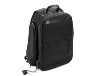 MOS BLACKPACK, Durable Electronics Travel Backpack for 15" Laptop, Tablet with built in cable managment