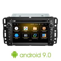 Car Stereo DVD Player, Android 9.0 7 Inch DVD Player for GMC Chcvy Silverado with Double Din, Bluetooth Audio, Hands-Free Calling, USB Port, FM/AM Radio Receiver