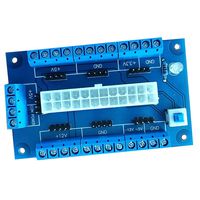MonkeyJack 24/20-pin ATX DC Power Supply Breakout Board Module