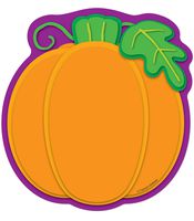 Carson Dellosa - Pumpkin Colorful Cut-Outs, Fall Classroom Décor, 36 Pieces, Single Design