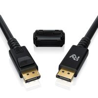 Ryarm - DisplayPort Cable 4K@144Hz - Display Port 1.4 Cable, Black, 6.6ft (2 Meters)