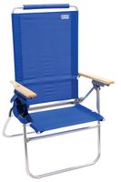 Rio Beach Hi-Boy 17" Extended Seat Height Folding Beach Chair - Blue