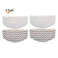 Rongbenyuan Bissell Steam Mop Pads 4 pcs for Bissell Powerfresh Steam Mop 1940 1440 1544 1806 2075 Series, Model 19402 19404 19408 19409 1940a 1940f 1940q 1940t 1940w B0006 B0017