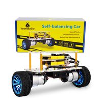 KEYESTUDIO Self-Balancing Robot for Arduino Project, Automatic and Bluetooth Control Mode, Two Strong DC Motor and a Shield with a Built-in MPU-6050 Module, a Power Switch, a Active Buzzer, etc