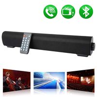 Soundbar Wired and Wireless Bluetooth Speaker, Home Theater TV Stereo Sound bar Built-in Subwoofers for TV/PC/Phones/Tablets with Remote Control