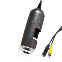 Dino-Lite RCA Digital Microscope AD4112NT - 640x480 Resolution, 10x - 50x, 220x Optical Magnification, Removable Cap