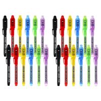 MALEDEN Invisible Ink Pen, 24 PCS 2019 Latest Spy Pens with UV Light Magic Marker Disappearing Ink Pens for Secret Message, Kids Party Goodie Bag Stocking Stuffers