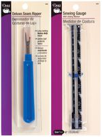 Dritz Bundle - Delux Seam Ripper 5-1/2" (638) + Sewing Gauge 6" (620)
