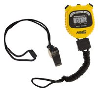 Marathon ADANAC 3000 Digital Stopwatch Timer, Water Resistant, Battery Included (Yellow Whistle)