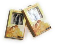 Bluetooth 4.1 Sport Headset with microphone, optional ear-hooks and shirt clip (Black)