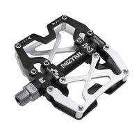 MZYRH Mountain Bike Pedals, Ultra Strong Colorful CNC Machined 9/16" Cycling Sealed 3 Bearing Pedals(Silvery 3 Bearings)