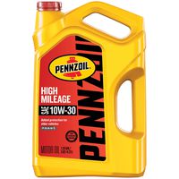 Pennzoil 550045205 5 quart 10W-30 High Mileage Motor Oil (SN Jug)