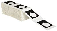 Brady M71EP-167-593-BK 1.2" Width x 1.5" Height Black Color B-593 Adhesive-Taped Polyester Raised Panel Labels With Gloss Finish For BMP71 Printers (100 Per Box)