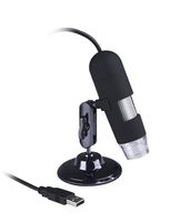BestScope BPM-130 USB Portable Digital Microscope, 1.3MP Camera, 20x-200x Magnification, LED Illumination, Table Stand, Includes Software CD