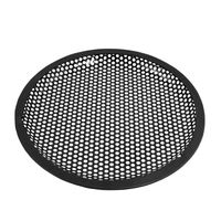 uxcell 8 Inch Subwoofer Speaker Black Metal Waffle Cover Guard Grill