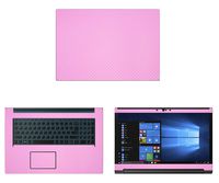 Decalrus - Protective Decal for Lenovo IdeaPad L340 (17" Screen) Laptop Pink Carbon Fiber Skin case Cover wrap CFlenovoIdeapad17_L340Pink