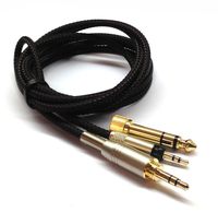 NEOMUSICIA Replacement Cable for KRK KNS8400 / KNS6400 Headphone Braided Wire Audio Upgrade HiFi Stereo Cord 3meters/9ft
