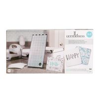 We R Memory Keepers 0633356631477 Letter Press Kit-Platform Ink Pad Adhesive Sheet Paper Placement Guides (163 Pieces)