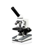 Parco Scientific PBC-606SLRC Monocular Elementary Level Compound Microscope, 10x WF & 25x WF Eyepiece, 40x-1000x Magnification, Brightfield LED Illumination, Mechanical Stage, Rechargeable Battery