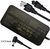 120W 19V 6.32A AC Charger for ASUS ROG GL552 GL552V GL552VL GL552VX GL552VW GL552JX GL552J GL553 GL553V GL553VE GL553VD GL553VW G551 G551V G551VW G551J G551JM G551JW G551JX G551JK Laptop Power Cord