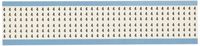 Brady HH-4-PK 1.5" Marker Length, B-12 Acetate Cloth, Black on White Solid Numbers Wire Marker Card, Legend "4" (Pack of 25 Card)