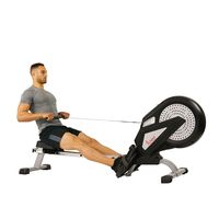 Sunny Health & Fitness SF-RW5623 Air Rowing Machine Rower w/LCD Monitor