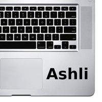 (2X) StickAny Palm Series Ashli Sticker for MacBook Pro, Chromebook, and Laptops (Black)