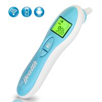 Infrared Forehead Thermometer Ear Function, Digital Medical Body Thermometer for Fever, for Kids, Children, Adults, Infants, Toddlers PHTM10BTBL (Blue)