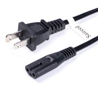 Saireed UL listed AC Cable Replacement 8ft 18AWG IEC C7 AC Power Cord for Epson Printer Model XP-440 XP-830 XP-640 Ecotank ET-2720 ET-3750 ET-4500 Stylus NX430 NX625 CX7400 CX7450 Workforce WF-7520