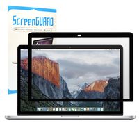 TOP CASE Anti-Glare Bubble Free LCD Screen Protector with Black Frame Compatible MacBook Pro 13" with Retina Display Model:A1425/A1502(Release 2012-2015)
