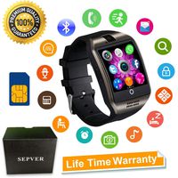 Smart Watch, SN06 Smartwatch with Touch Screen Camera SIM Card Slot Sport Watch Pedometer Fitness Tracker Smart Watches for Samsung Xiaomi Huawei Motorola Android iPhone for Men Women Kids (Black)
