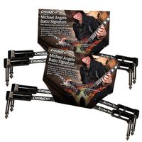 ChromaCast CC-PSCBLAA-05-MAB-2PK 6" Pro Series Angle-Angle Instrument Patch Cable, 2 Pack