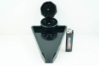 Bundle 2 Items - OOZE Rolling Paper Herb Magnetic Grinder Tray and Patriot Disposable Lighter