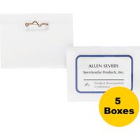 Business Source Name Badge Holder, Clear (19700BADGEBD)